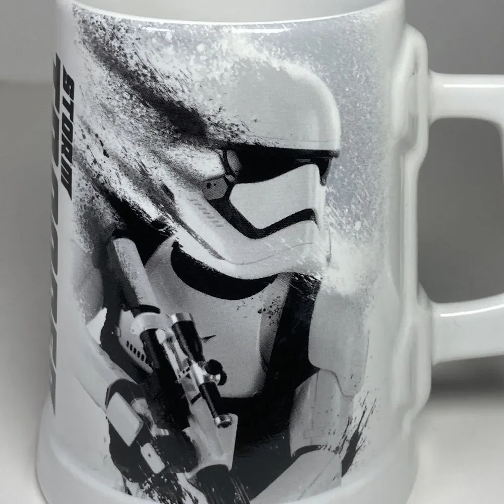 Star Wars Stormtrooper Coffee Mug Lucasfilm White/Black Ceramic 16oz - Picture 10 of 12
